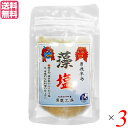 【マラソン限定!100円クーポン!学割2倍!】塩 藻塩 天然塩 男鹿半島 藻塩 40g 3袋セット 男鹿工房 送料無料