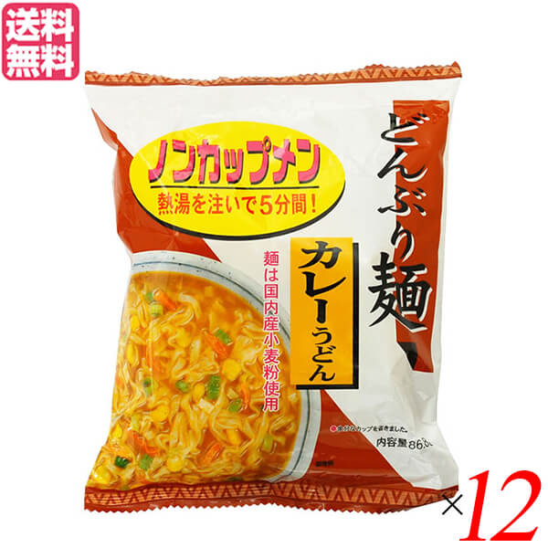 うどん 乾麺 ギフト トーエー どんぶり麺・カレーうどん86.8g 12袋セット 送料無料 1