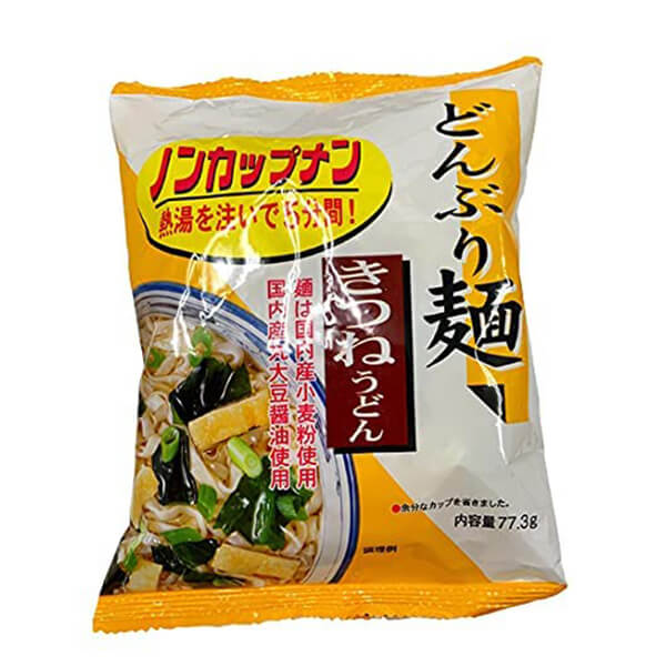 【ポイント2倍】最大26倍！うどん 乾麺 ギフト トーエー どんぶり麺・きつねうどん77.3g