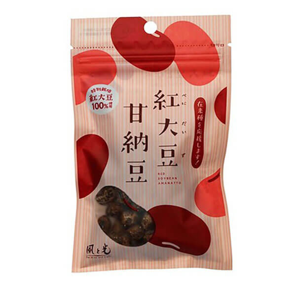 【BF限定!100円クーポン!学割2倍!】甘納豆 国産 風と光 紅大豆 甘納豆 40g 送料無料