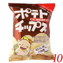 【マラソン限定!100円クーポン!ポイント2倍!】ポテチ 国産 創健社 ポテトチップス バター醤油味 60g 10個セット 送料無料