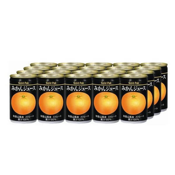 【お買い物マラソン！ポイント6倍！】オレンジジュース みかん ストレート ゴールドパック みかんジュース 1ケース(160g×20缶) 送料無料
