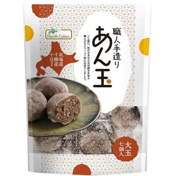 【BF限定！100円クーポン！学割2倍！】あん玉 和菓子 あんこ ノースカラーズ 北海道あん玉 7個入り(4)