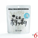 【お買い物マラソン！ポイント6倍！】お菓子 スナック グルテンフリー 禾 nogi おとなの玄米ポリッポリ ゴマ塩 40g 6個セット 送料無料