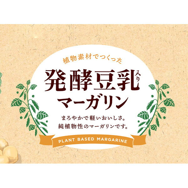 マーガリン ベジタリアン ヴィーガン 植物素材でつくった発酵豆乳入りマーガリン160g 2