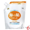 【マラソン限定!100円クーポン!学割2倍!】塩 天然塩 天日 海の精 やきしお(スタンドパック)540g 6個セット 送料無料