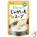 【7/18(金)限定!ポイント最大4倍!】マルサン 豆乳仕立てのじゃがいもスープ 180g 5個セット ビシソワーズ レトルト パウチ