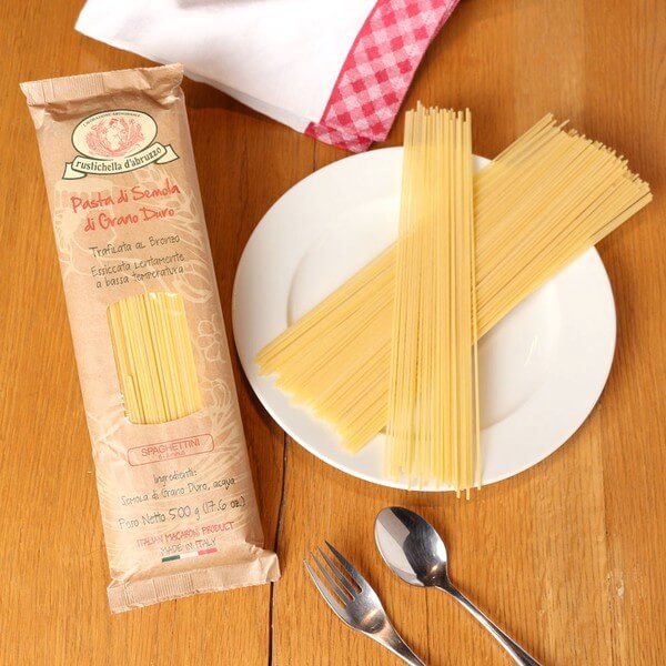 【スーパーSALE！ポイント2倍！100円クーポン】RUSTICHELLA ルスティケーラ スパゲッティーニ(パスタ)500g 1.7mm 3個セット イタリア オイル系 手作り