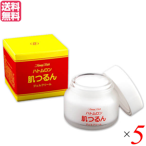 【3/20(金)限定！楽天カードでポイント9倍！】ハトムギ ジェル ヨクイニン トミーリッチ ハトムロン肌つるん ジェルクリーム 60g 5個セット 送料無料