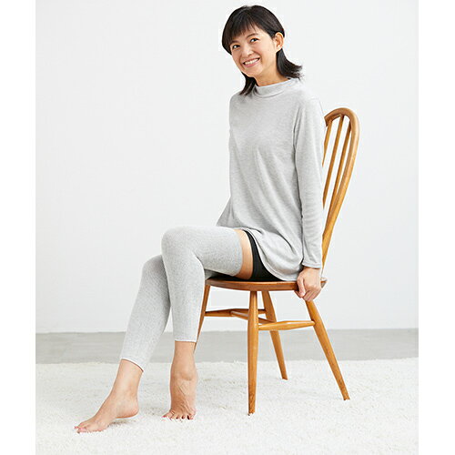 [BSファイン]ソフト膝ロングサポーター(2枚組)【公式】｜膝 ひざ 温める グッズ あったか サポーター 膝ウォーマー 保温 冷え対策 薄手 スポーツ 高齢者 着る岩盤浴 BSFINE