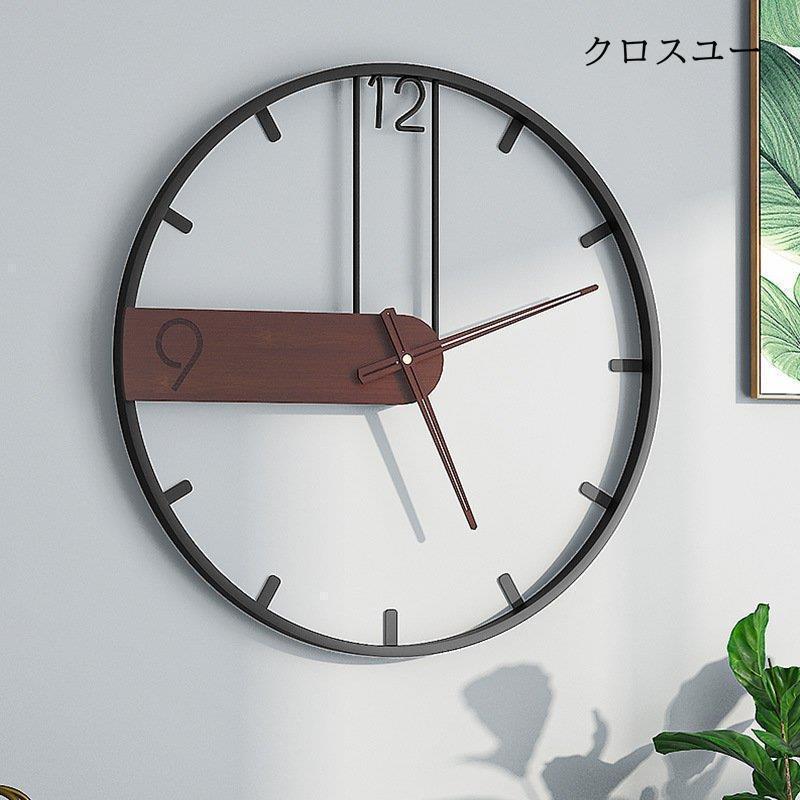 商品名：壁掛け時計サイズ：直径43CM、直径53CM重量：43CM　1.2kg、53CM 1.65kg材質：金属+木給電方法：単三形電池X1（別売り）【雰囲気】ナチュラルな時計は北欧インテリアやキッズインテリアなどどんなインテリアとも相性抜群。壁に掛けるだけでインテリア空間をぐっとお洒落にしてくれます。【おすすめ】引っ越しお祝い、誕生日、結婚、新築祝いなどのプレゼントにもおすすめな時計です！※更新のタイミングによっては実在庫数に相違が出る場合がございます。