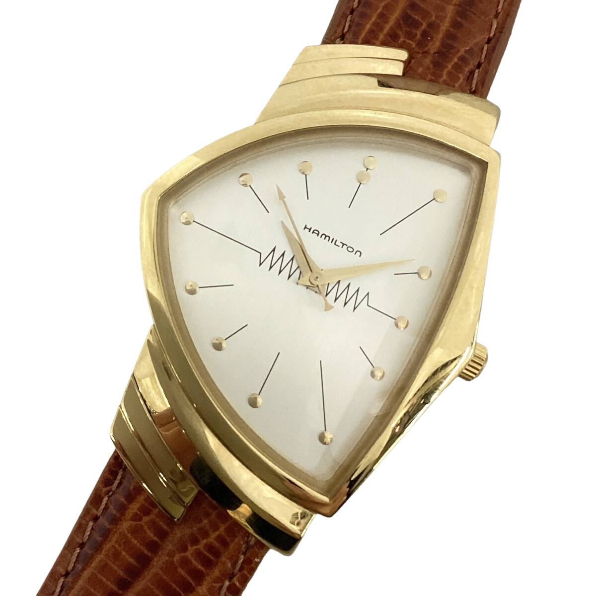 【中古】 ハミルトン 時計 HAMILTON ベンチュラ H241010 クォーツ レディース 149996