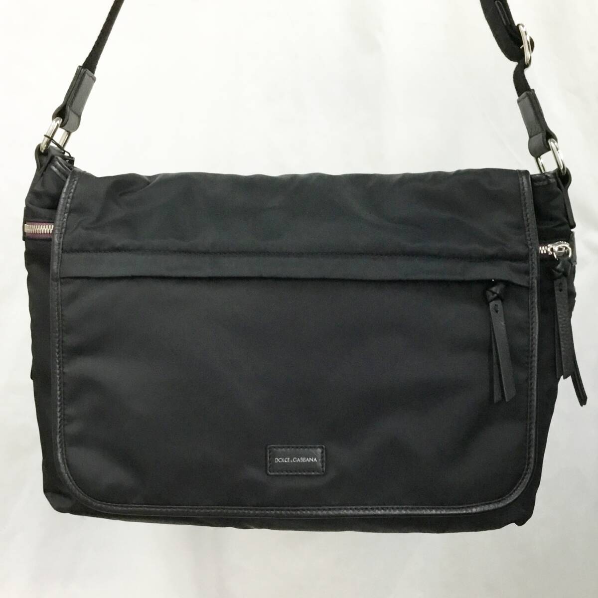 D & G - 【中古】未使用 ドルチェ&ガッバーナ D&G バッグ DOLCE&GABBANA ショルダーバッグ BM1002 ナイロン ブラック 148191