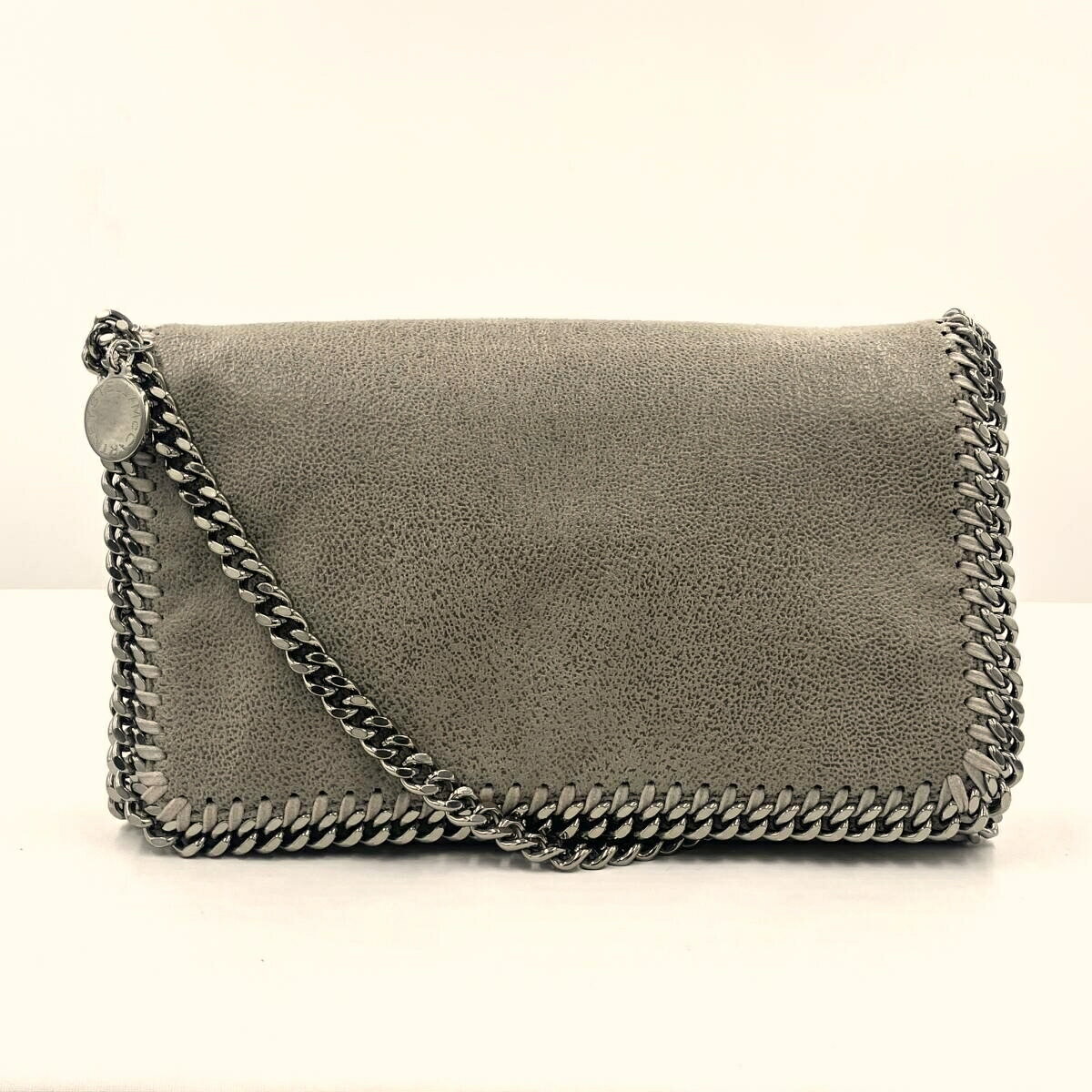 Rakuten - 【中古】ステラ マッカートニー STELLA McCARTNEY 291622 W9132 1220 ファラベラ 斜め掛け チェーン ショルダーバッグ グレー 148519
