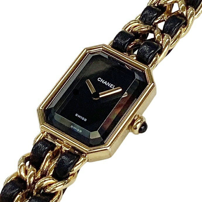 【中古】シャネル 時計 CHANEL プルミエール GP 革ベルト Mサイズ クォーツ 149278