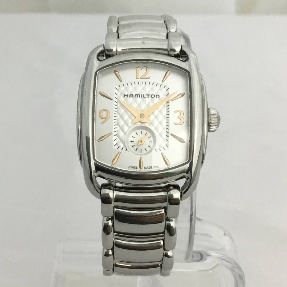 【中古】 ハミルトン 時計 バグリー HAMILTON H123510 レディース 腕時計 シルバー文字盤 QZ クオーツ 箱付き 147942