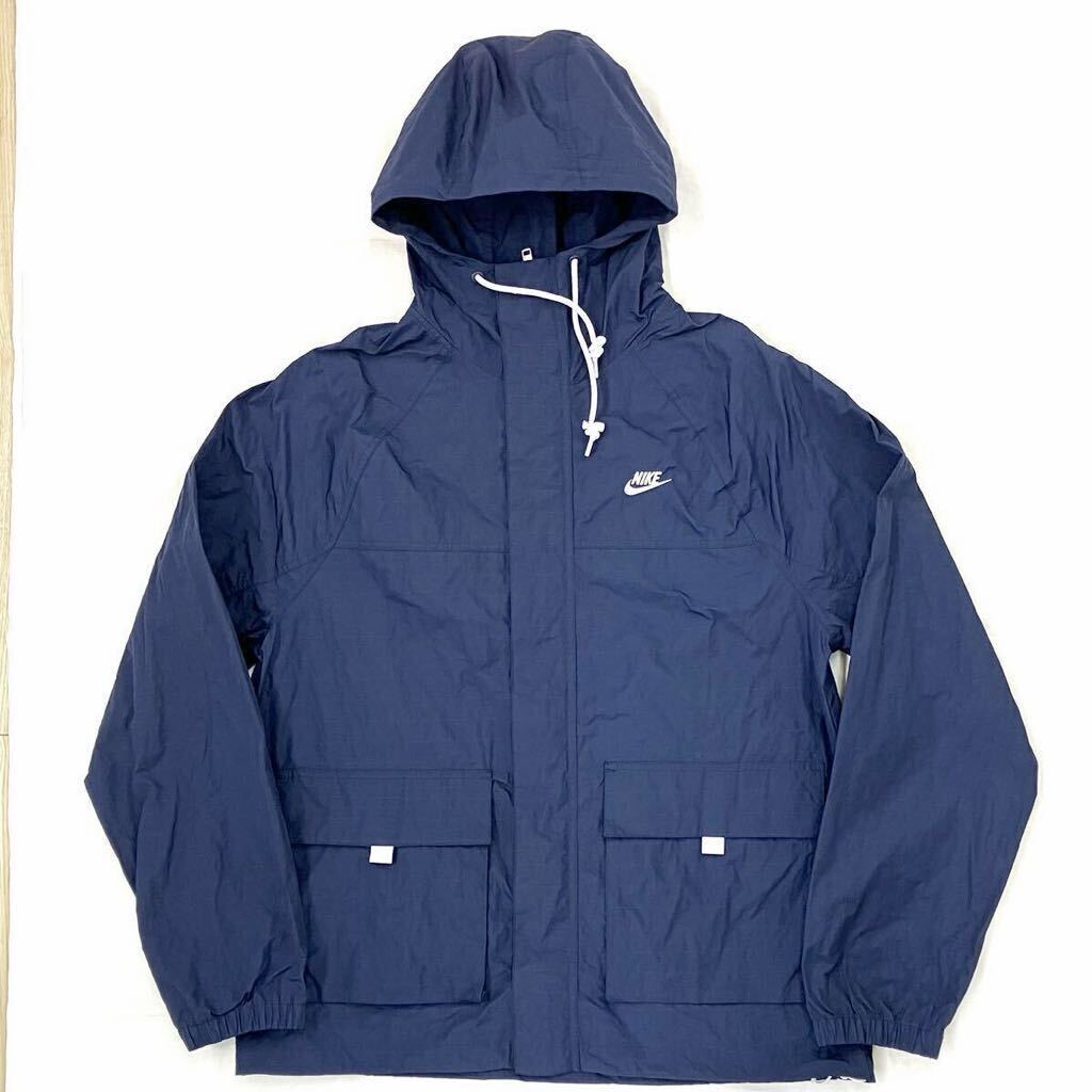 新品未使用 ナイキ NIKE ジャケット メンズ クラブ ボウライン ネイビー FN3109-410 サイズ L アウター ジャンパー ブルゾン 148745