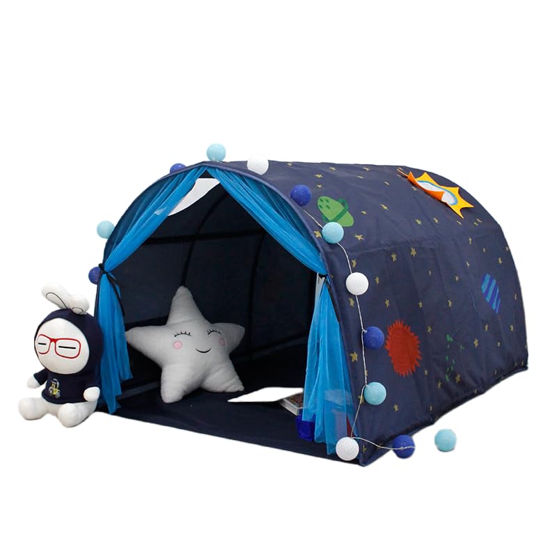 子供用ベッドテント、屋内用テント、寝袋付き子供用テント、蚊帳付き子供用プレイテント、プライバシースペース、屋内用寝袋、プレイ用寝袋、子供用ベッドテント、子供用ベッドテント、屋内用 (蝶-ピンク)