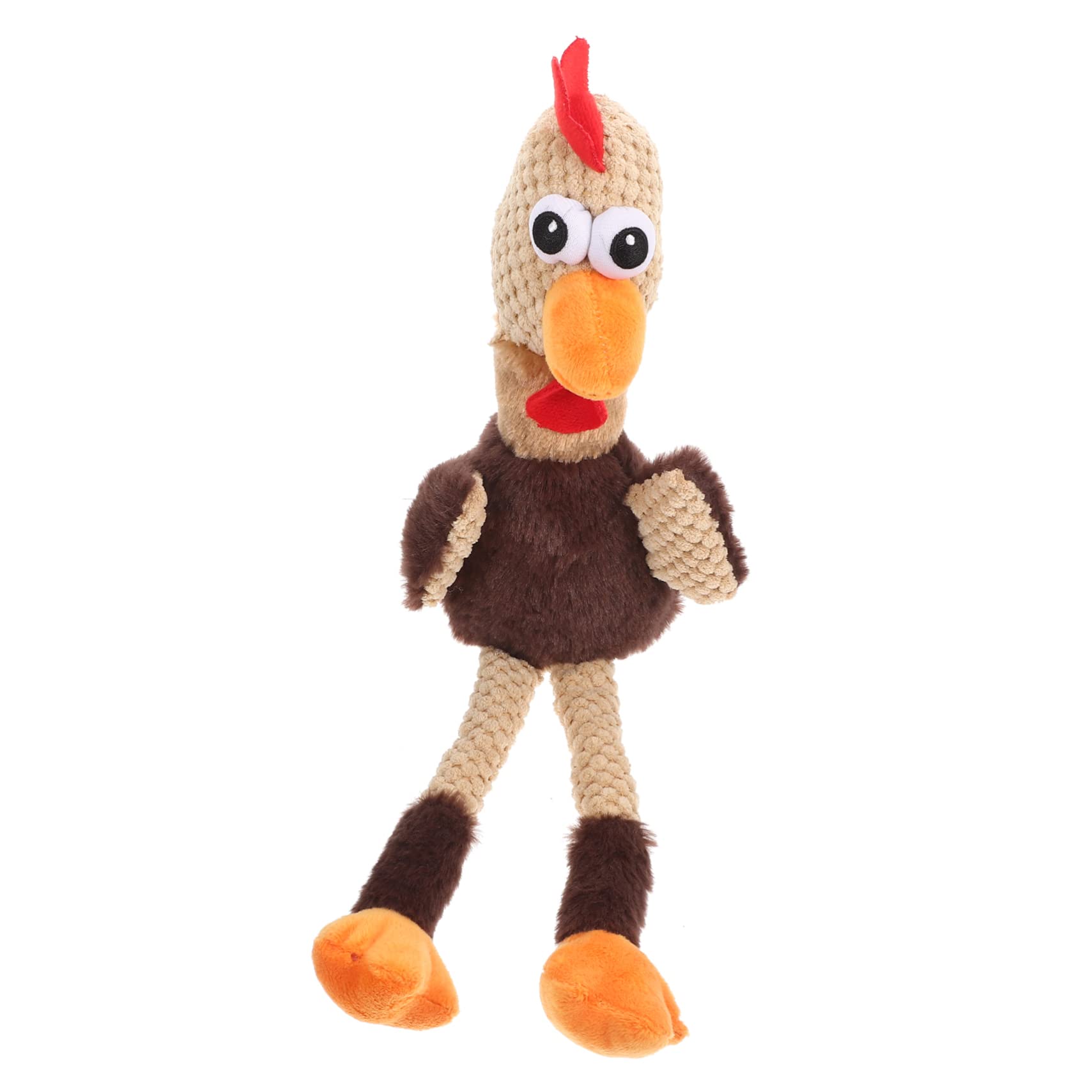 鶏形状ペット 噛み応え強い家用 歯の健康維持に役立耐久性噛みぐるみ 犬の 軽減と感情交流促進用