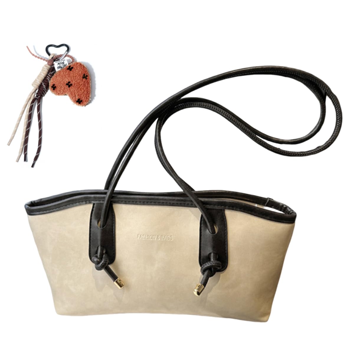 ショルダーバッグ レディース ハンドバッグ PU皮 かわいい 軽量 肩掛け 手提げ 2way 軽量 防水 トートバッグ おしゃれ キーチャーム付き 脇下 シンプル 収納 防水 通勤 旅行 デート