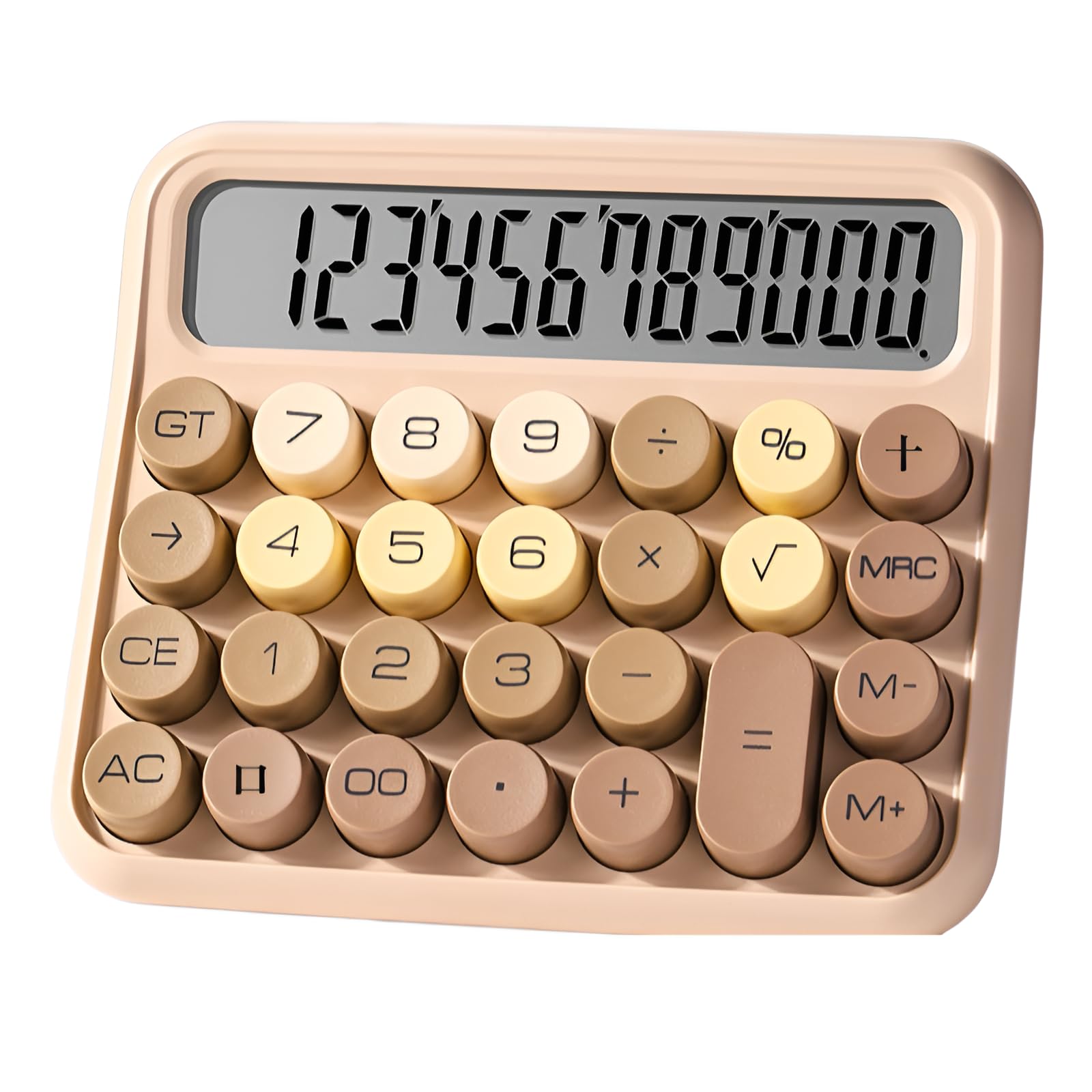 【ミニ電卓 ポータブル】 マカロンカラー 学生用ミニ電卓 学校 オフィス コンパクト設計 軽量 文房具 対応