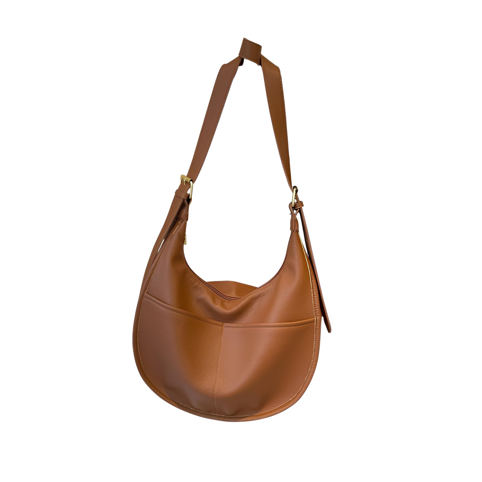 ショルダー おしゃれで【大容量】 な水餃子型デザイン、レディース向け日常使い便利、毎日コーデに適