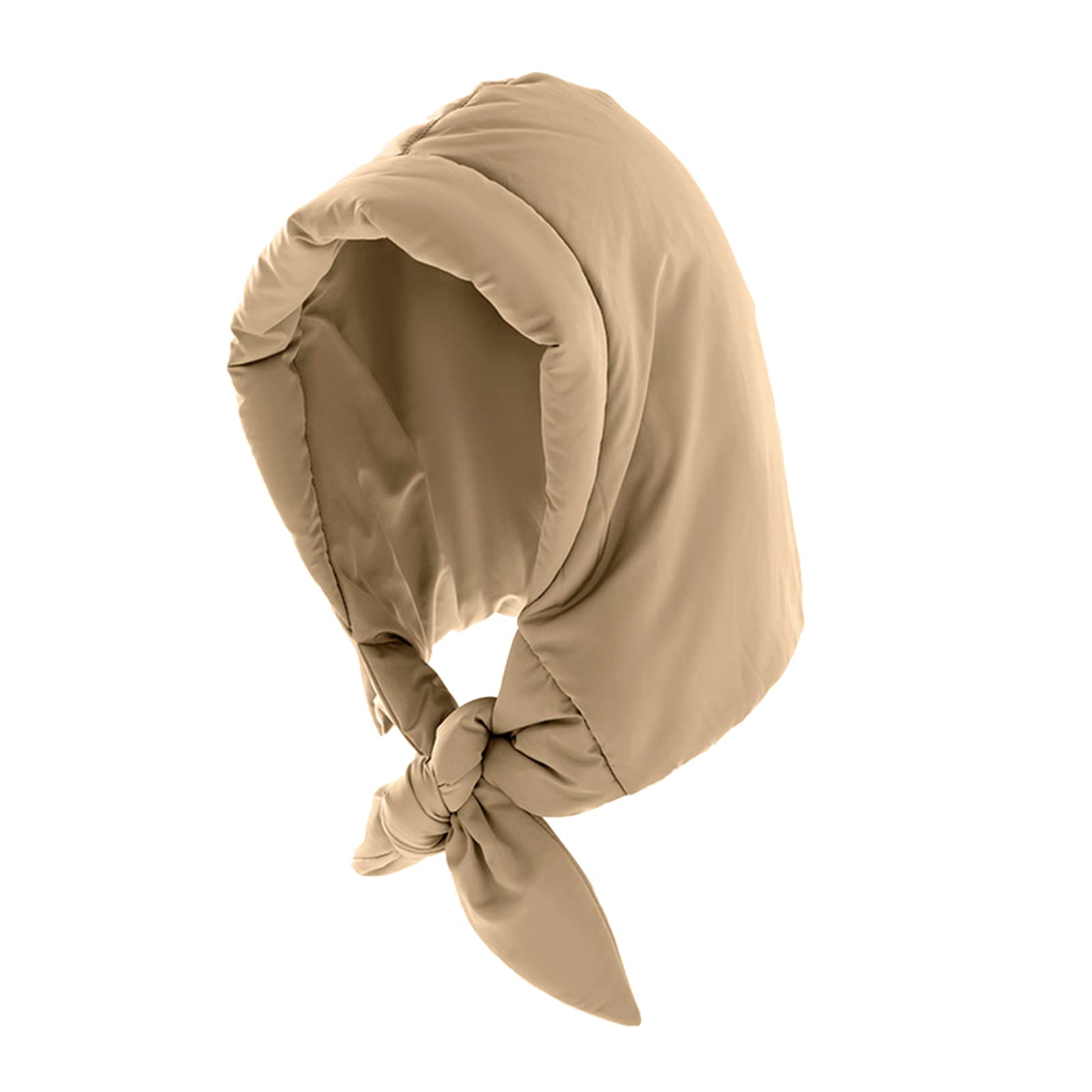 冬帽子 三角帽 ダウン綿入 防寒帽子 耳当て付きキャップ 軽量 防雨 防風 ポカポカ 暖か 登山帽 アウト..