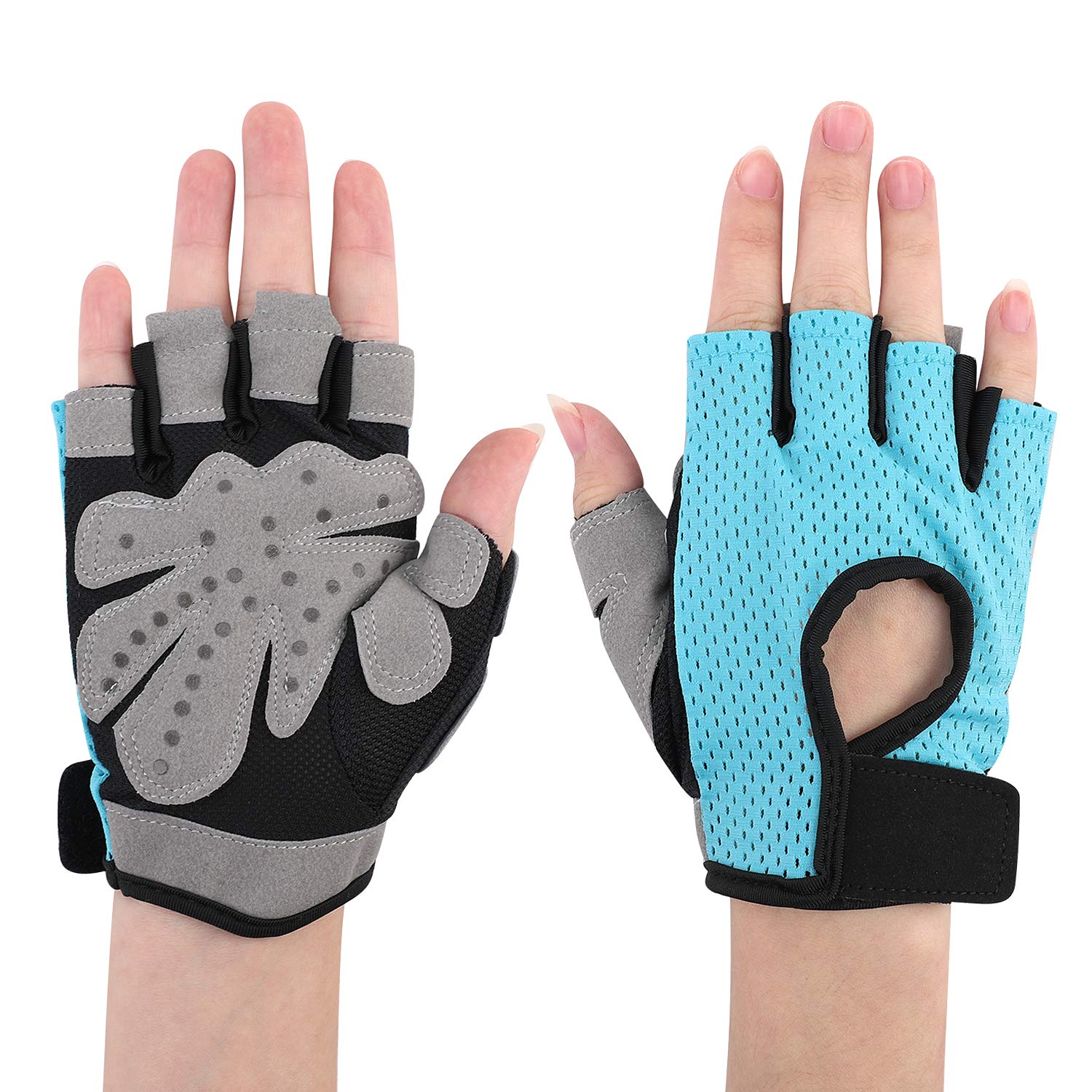 スポーツグローブ アウトドアグローブ メンズ レディース ハーフフィンガー 指なし手袋 通気 滑り止め ..