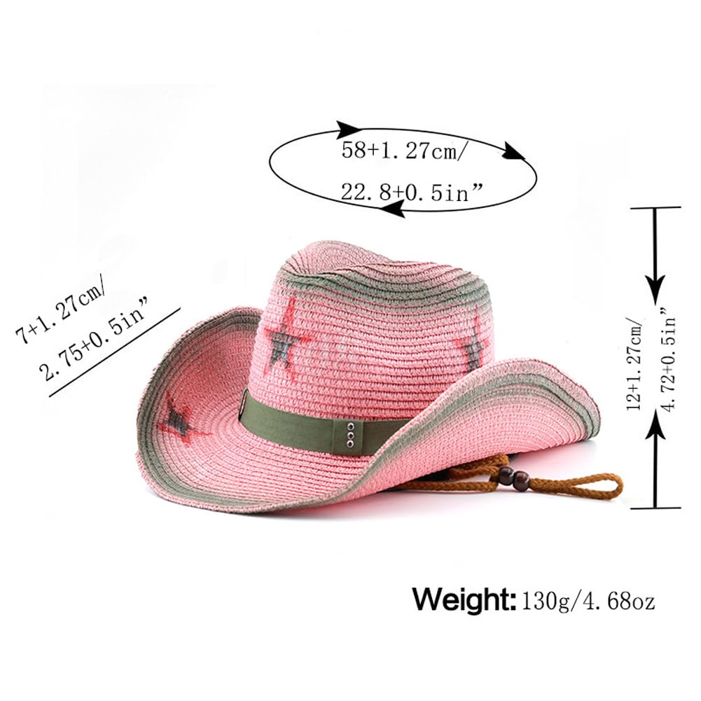 レディース 麦わら帽子 あご紐 テンガロンハット 日除け帽子 ストローハット 釣り帽 キャップ 熱中症対..