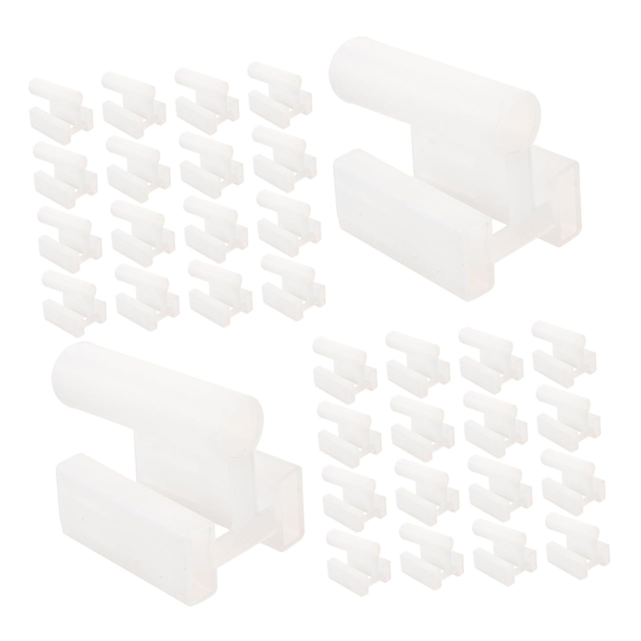 ノーブランド品 200個三電源プラグ保護カバー ベビー キャップ 防塵防水プラスチッ