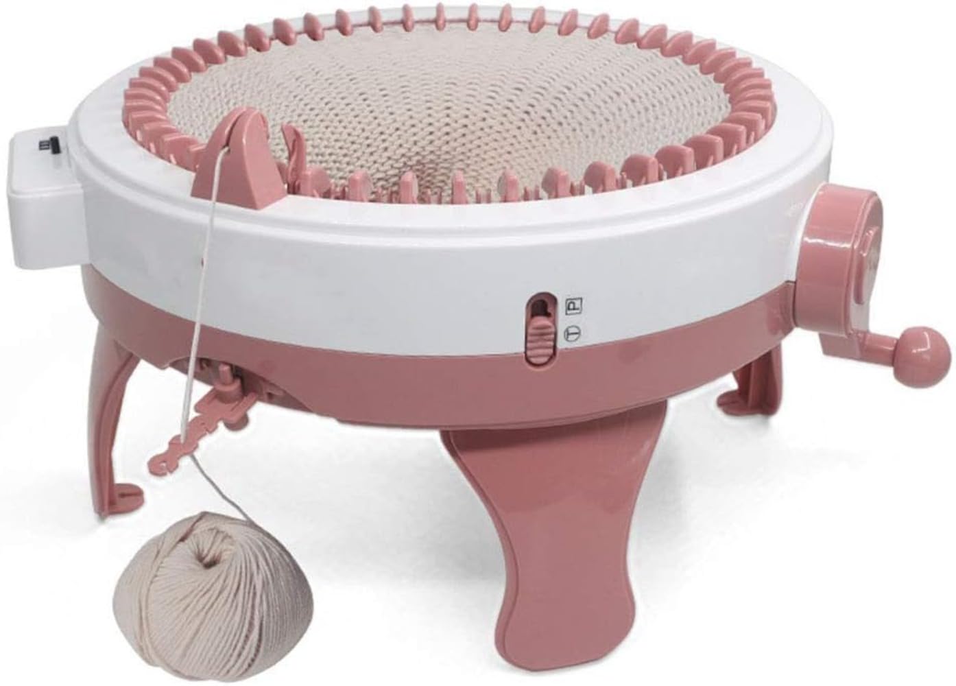 48針編み機、スマートウィービング織機編み機、DIYハンドローテーション織機キット、列カウンター付き..