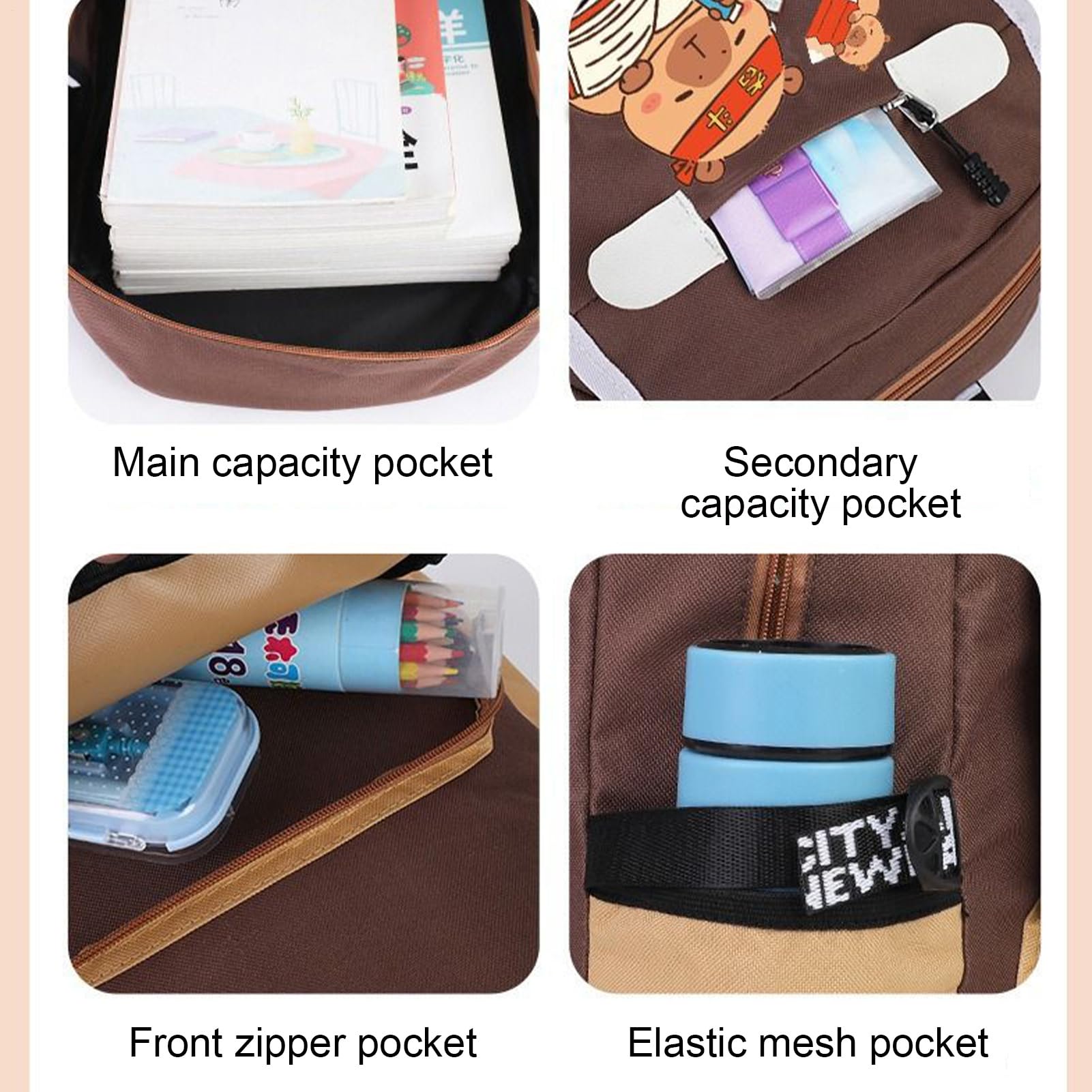 女児用リュックサック - カピバラ 