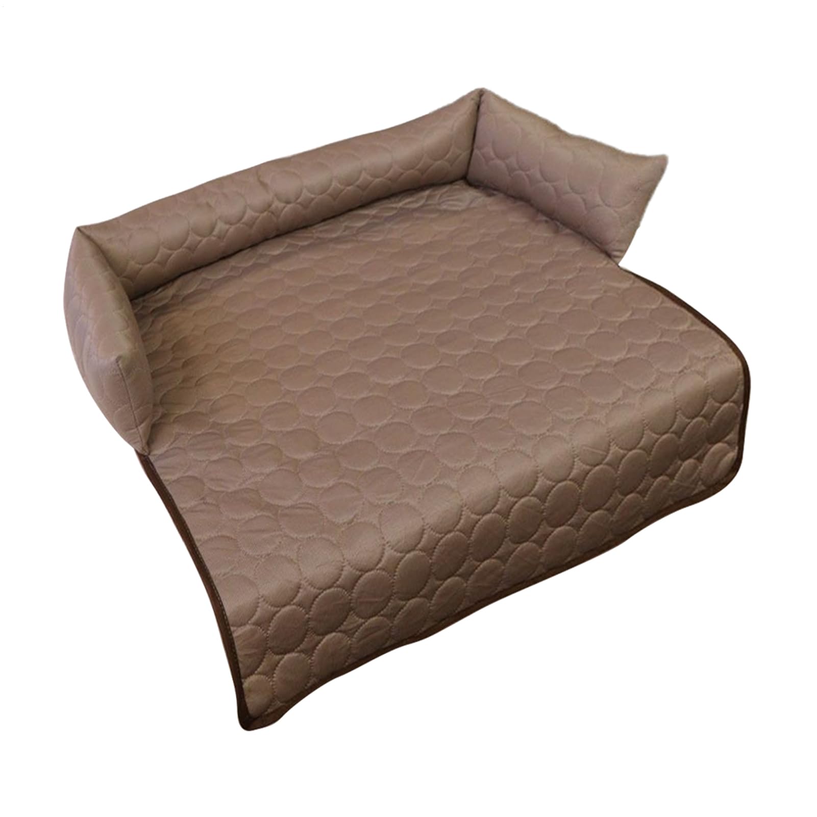 犬用冷却マット | 90cm×90cm 洗えるペット用クールブランケット | 再利用可能な滑り止めマットブランケットソファ 小型・中型犬、子犬、シニア向け リビングルーム、寝室、パティオ、オフィス、裏庭用