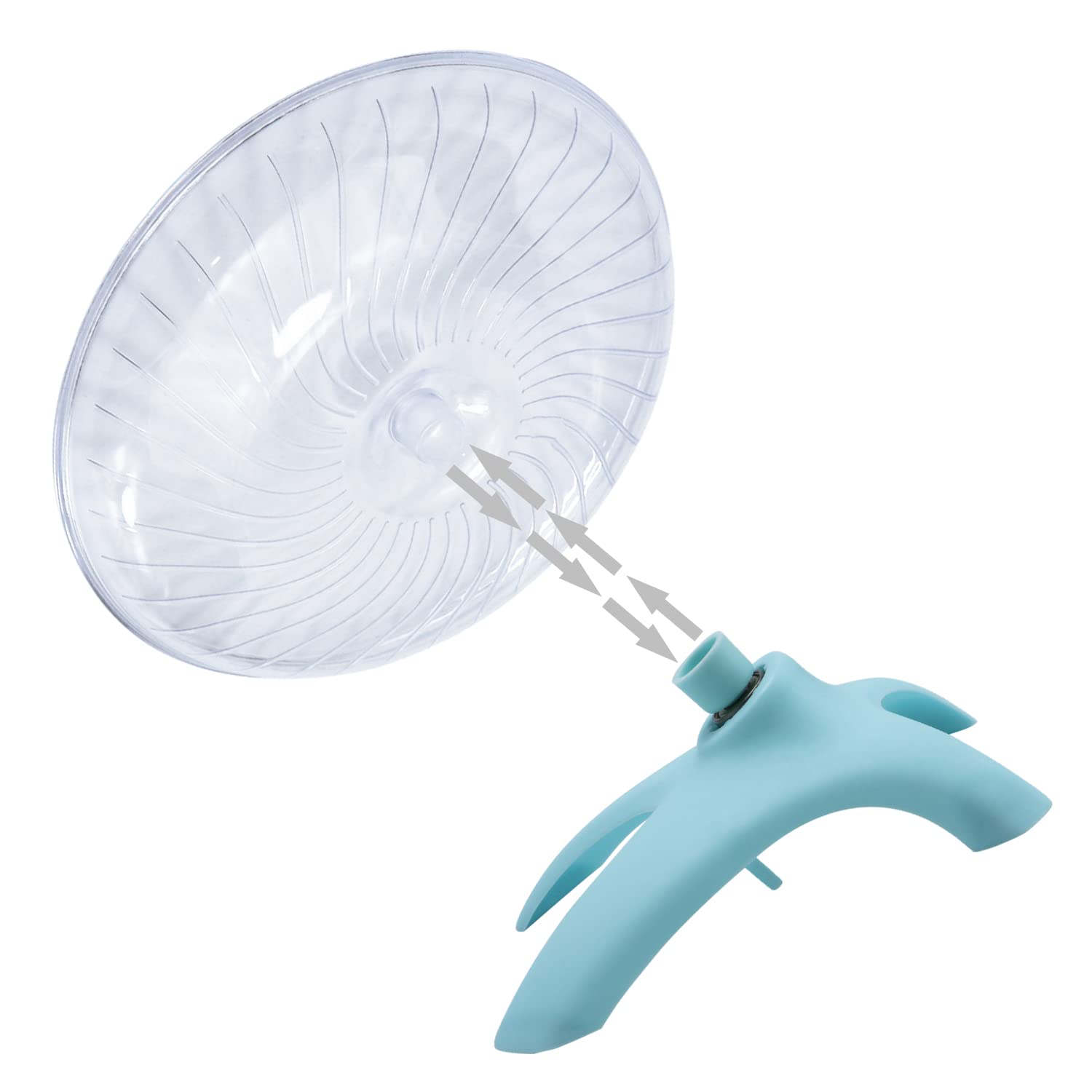 ハムスター おもちゃ ホイール エクササイズ フライングソーサー サイレンス ラン スピナー ガービル ..