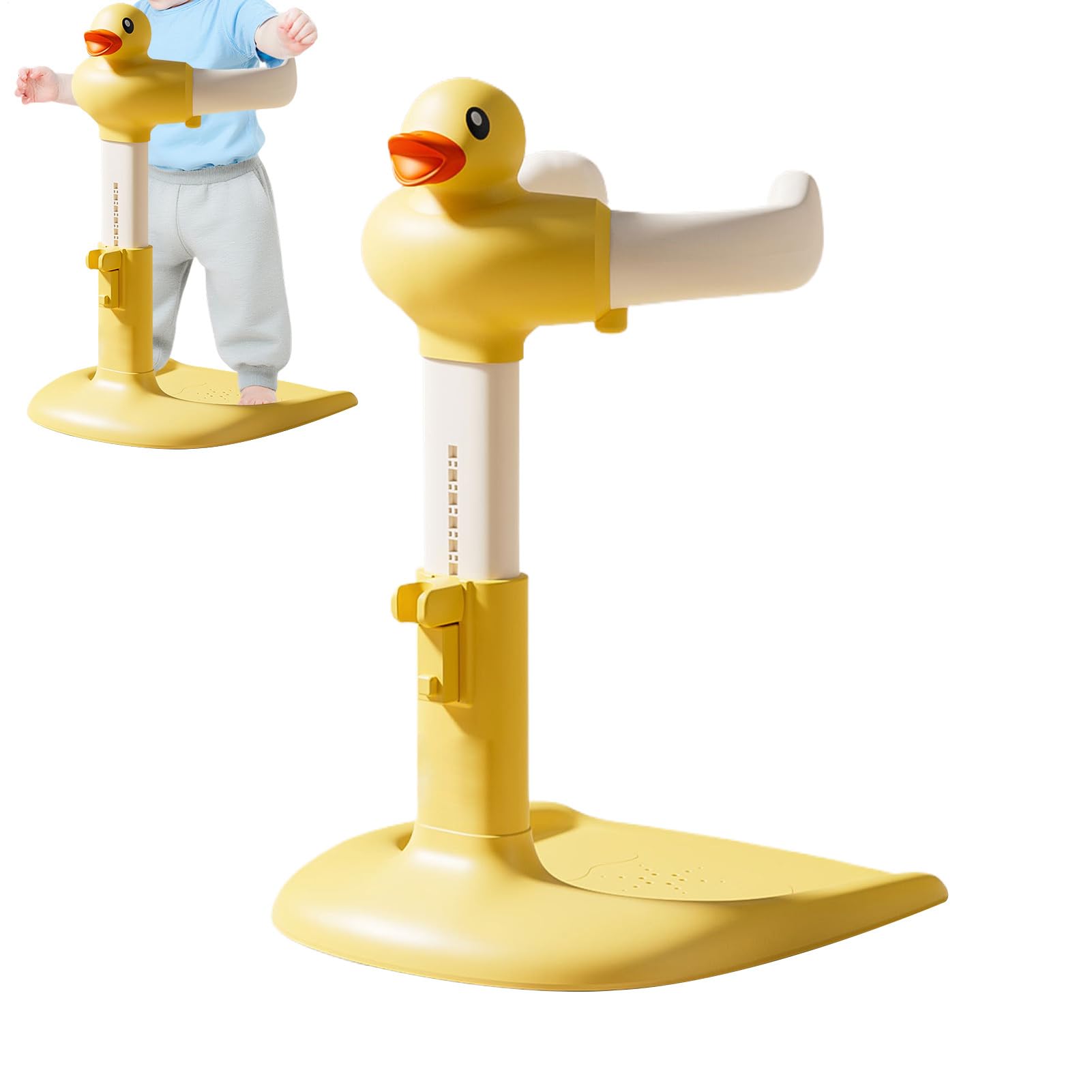 ベビーシャワースタンド,沐浴用スタンディングサポート | 調節可能スタンド 滑り止めベース付き 沐浴補助 育児家庭用 0～36ヶ月対象(4)