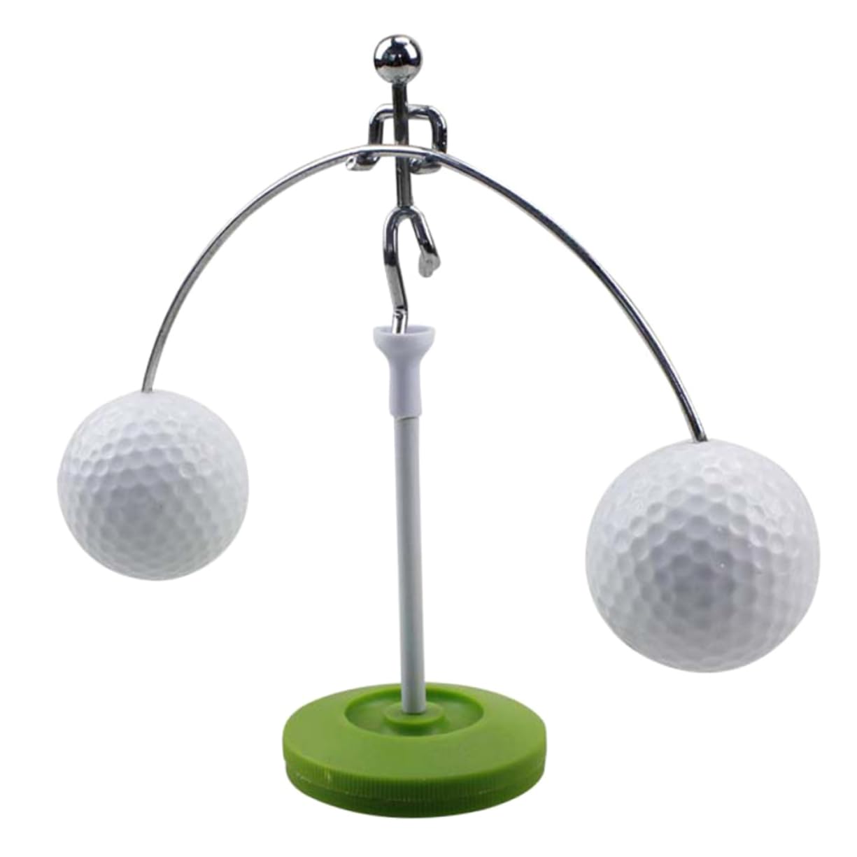 物理学的バスを楽しむ 高尔夫属平衡球デスクトップオーナメント