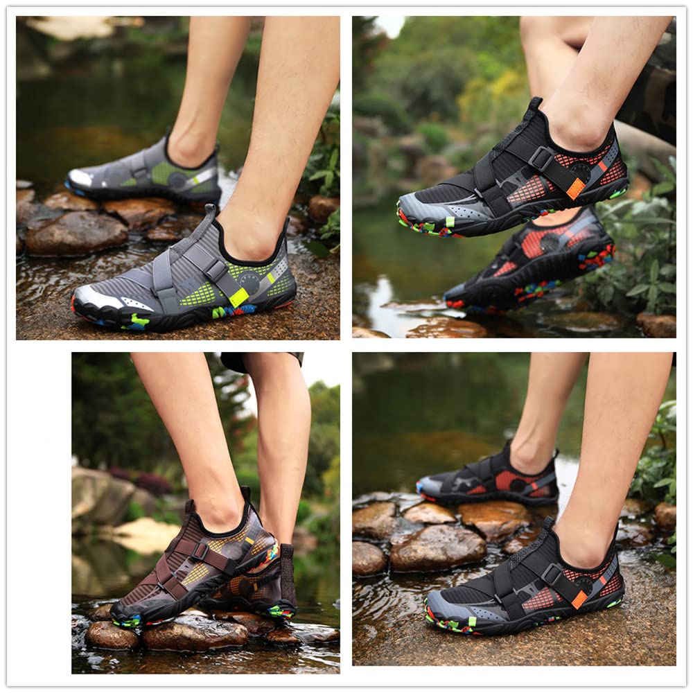 [BenPu] サイクリング サイクルシューズ ロードバイクシューズ シューズ メンズ ビンディングシューズ スニーカー 滑りにく 超軽量 初心者 マウンテンバイクシューズ 自転車 カジュアル 男女可 両対応 快速靴紐 ベルクロ 快速靴紐 ベルクロLZYSMXW (グレー,25cm)(4)