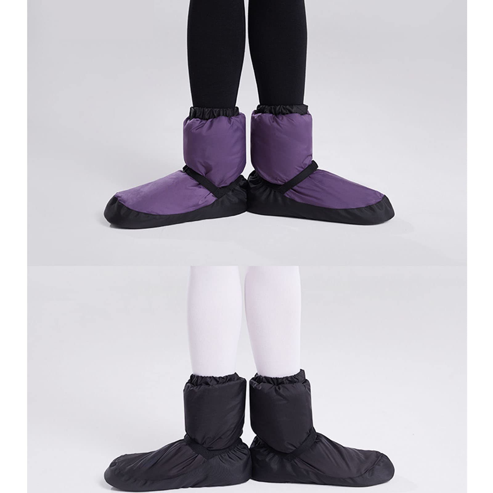 バレエ ウォームアップブーツ 保温 温め 冷え けが予防 バレエ楽屋用ブーツ 男女兼用 冬のダンスシュー..