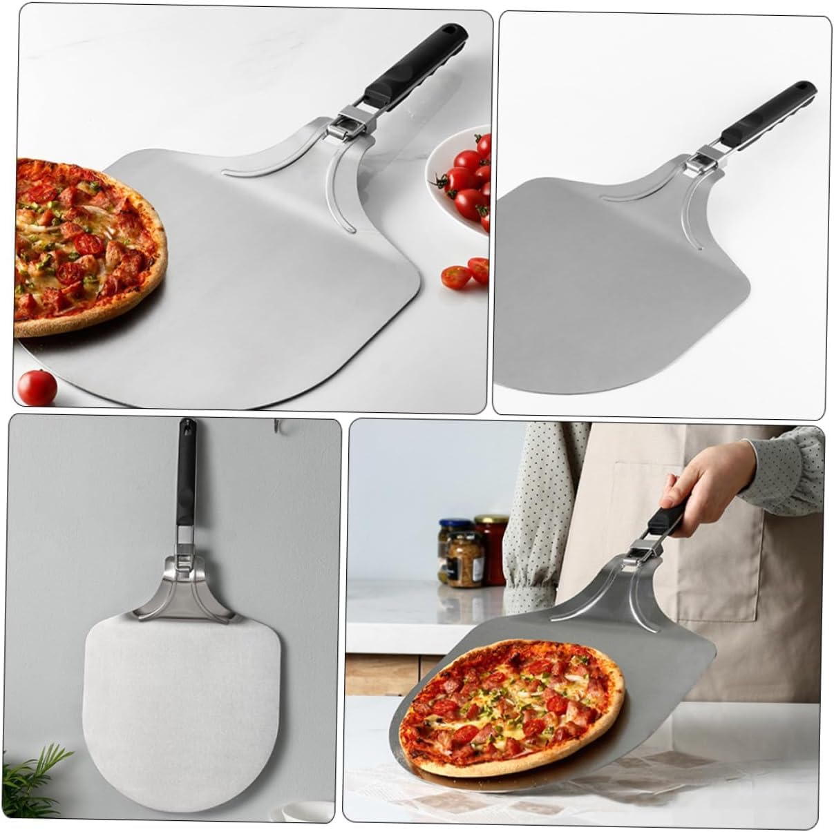 ピザヘラ ベーキングピール ピザスチール ケーキスパチュラ ピザシャベル ピザオーブンパドル ケーキツ..