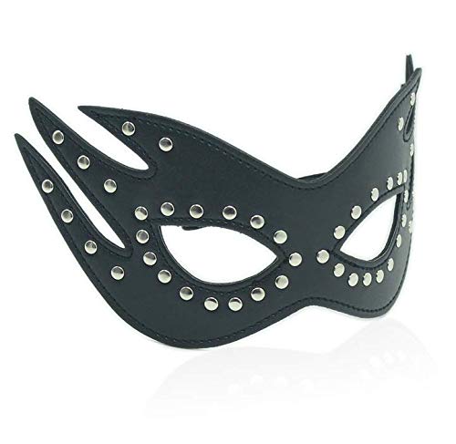 コスプレ仮面舞踏会SMマスク アイマスクヴェネチアン 仮面 仮装 演劇 SMアイマスク 目隠し（ブラック）
