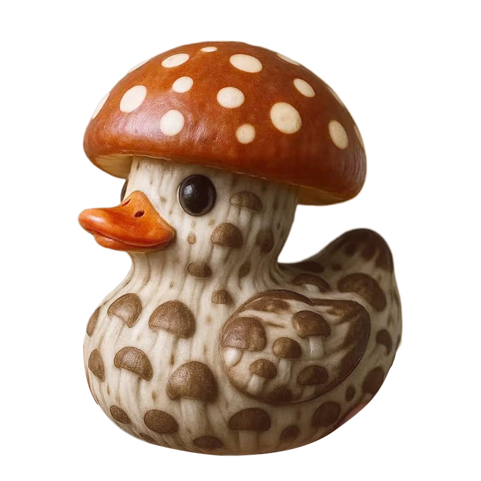 野菜アヒルフィギュア,小さな立体アヒルフィギュアデコレーション - テーブルセンター 机 デスクトップ 棚 本棚 子供 大人 誕生日ギフト インテリア小物