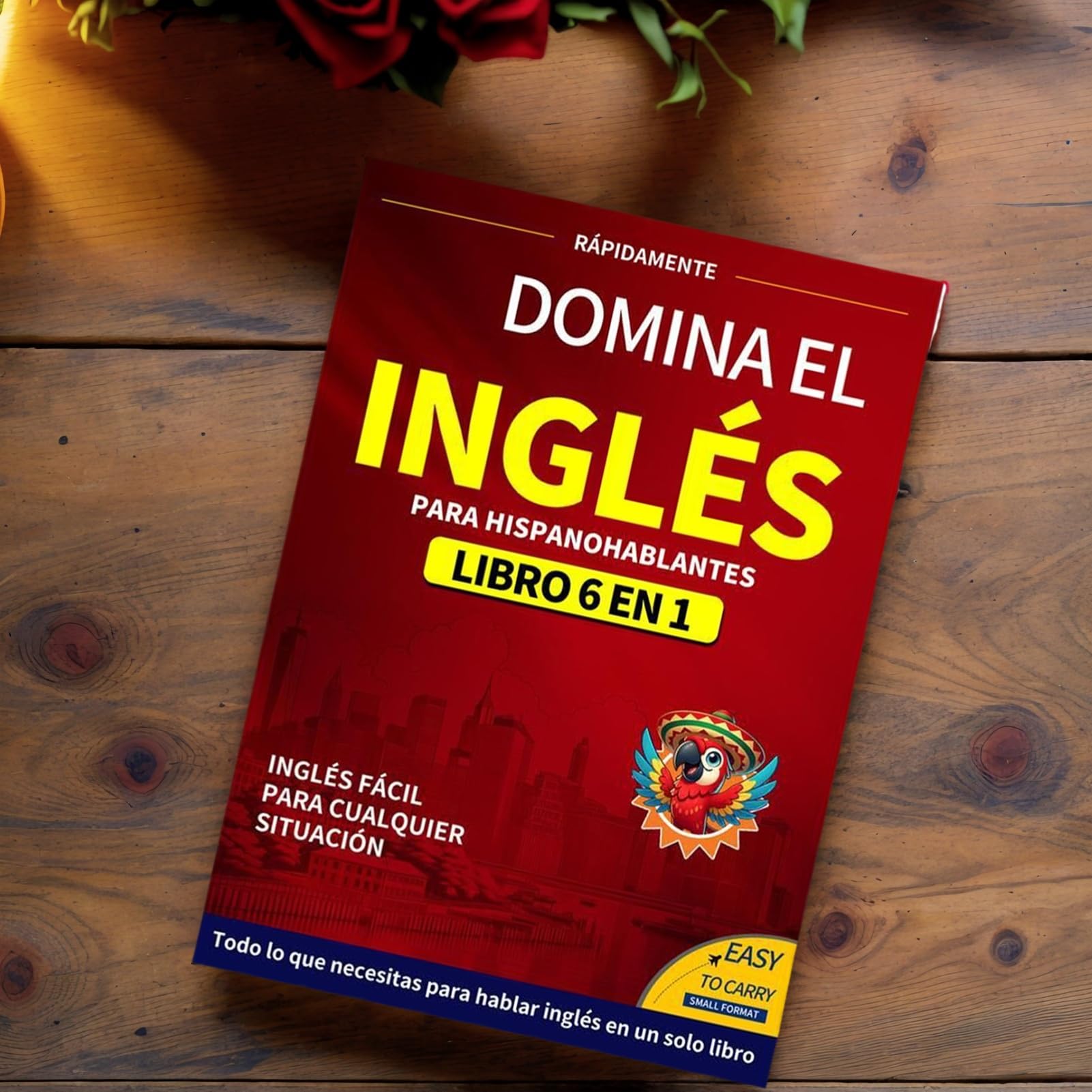 英語の本 - 6合1英文文法語彙ワークブック - 読書 学校生徒 男性 商談 留学 家庭学習向け 言語学習辞書..