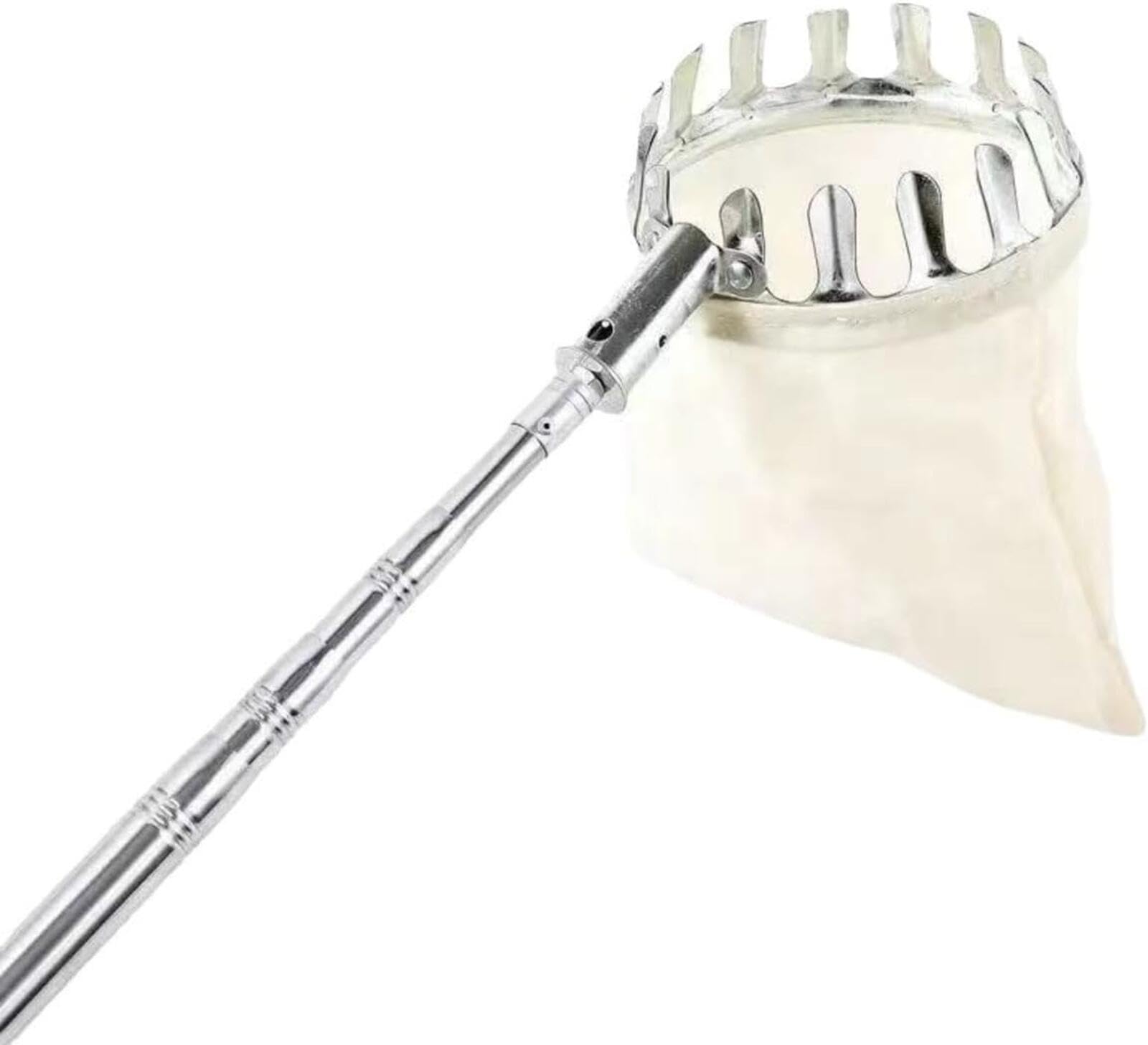 フルーツピッカー 摘果機 果物狩り 網果物取り高枝取り 伸縮式 果樹用 果物収穫 高枝用ポールとバス ...