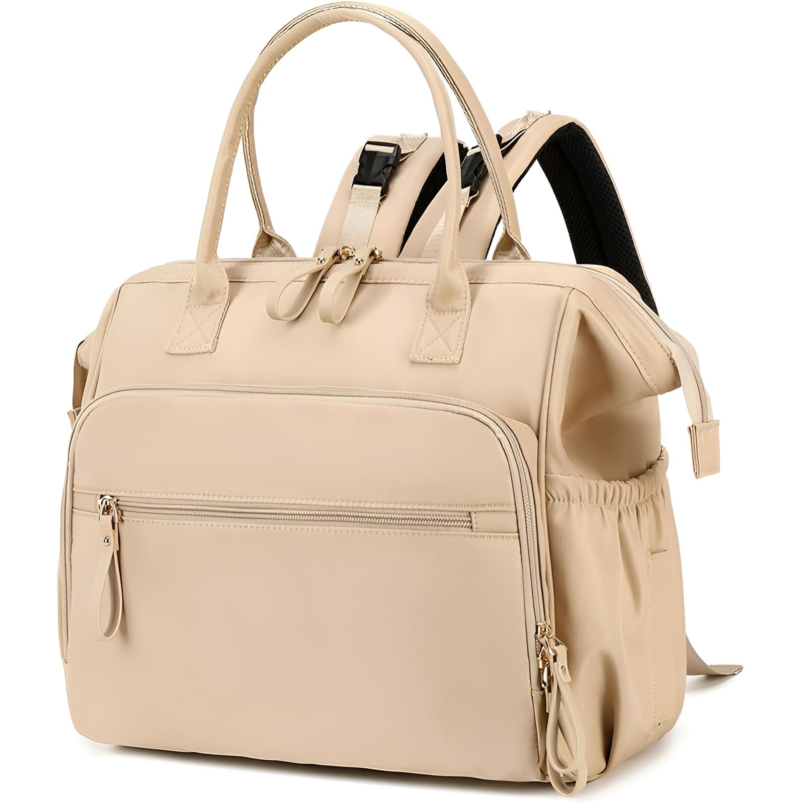 []撥水 大容量リュック レディース 3変換 ボストン/トート/バックパック マザーズバッグ 超軽量 防水耐..