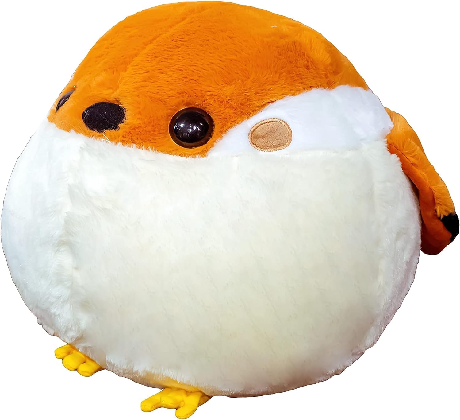 センチメートルぬいぐるみ、シミュレーション脂肪丸いスズメ＆シジュウカラぬいぐるみぬいぐるみ本物そっくり動物人形、ソフト鳥枕、子供のためのかわいいギフトの女の子を詰め (M 30×40,ブラウン)