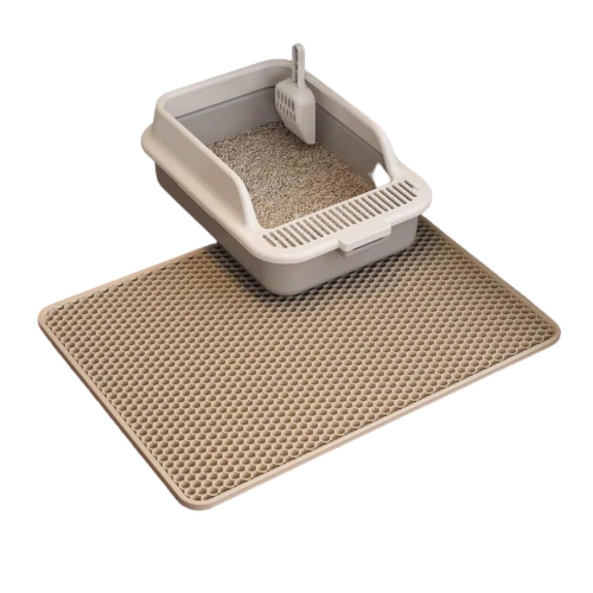 猫砂マット 猫マット 猫砂取りマット 複数サイズ 猫用トイレシート 猫トイレマット 飛び散り防止マッ ..