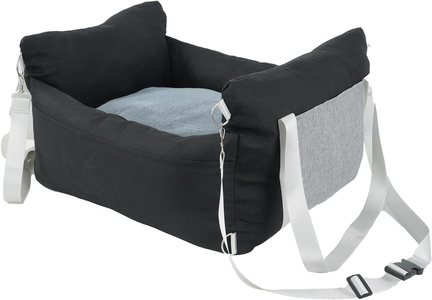 犬 車 シート ペット ドライブボックス 後部座席＆助手席対応 中型犬 猫対応 車内での飛び出し防止 天..