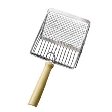 猫砂スコップ デカい猫トイレスコップ猫用品2サイズ網目 作業の軽減猫砂シャベル 楽 猫用スコップ 頑丈..