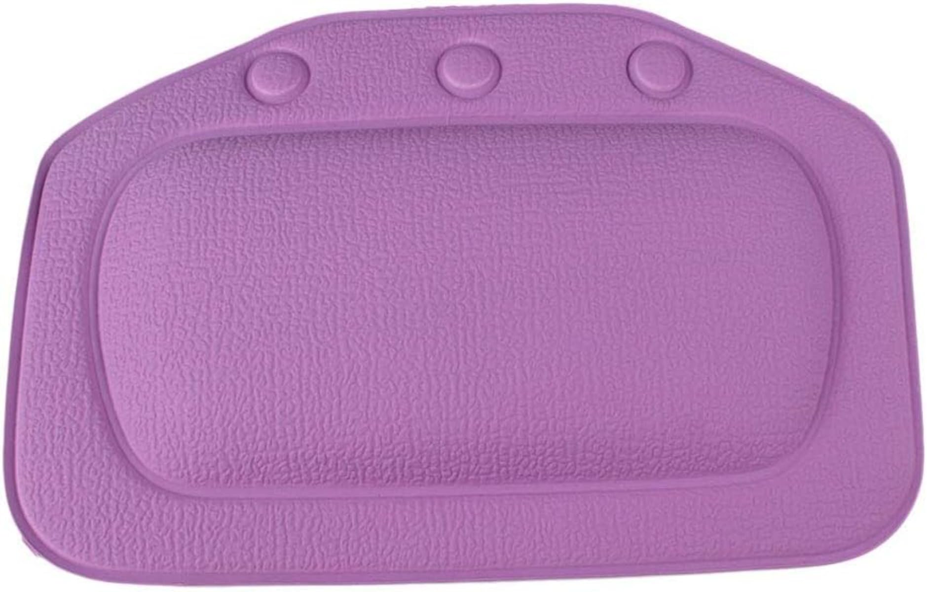 バスピロー お風呂 まくら 滑り止め 3つの吸盤でしっかり固定 バスタブ 浴槽 通気性 弾性がよい 柔らかい 洗濯機丸洗い可 製 男女兼用 バス枕 ギフト (ホワイト) (ライトブルー) [並行輸入品]