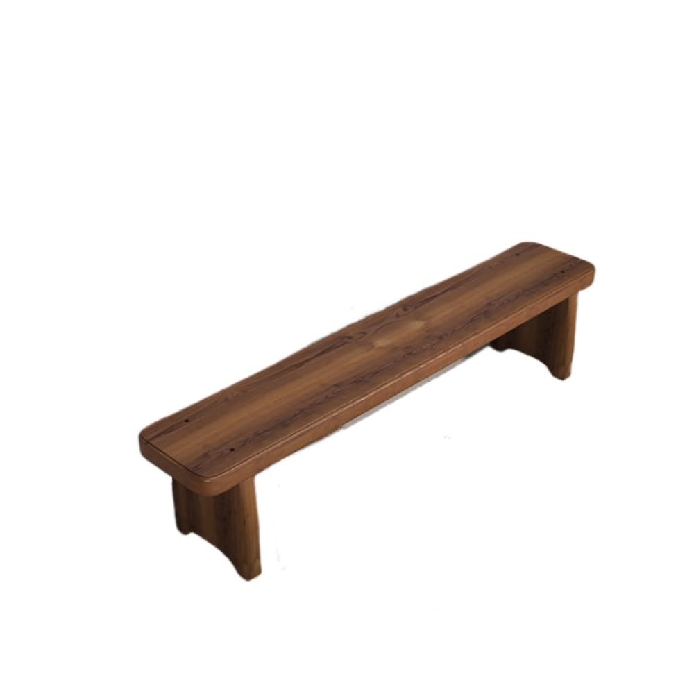 チェア ウッド 天然木 ダイニングベンチ 長椅子 玄関椅子 屋外 花台 シンプル 高さ (60*20*35CM)